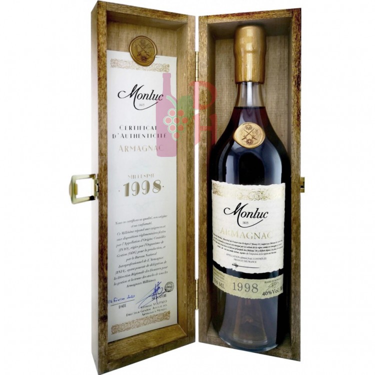 Monluc Armagnac AOC, 1998 
