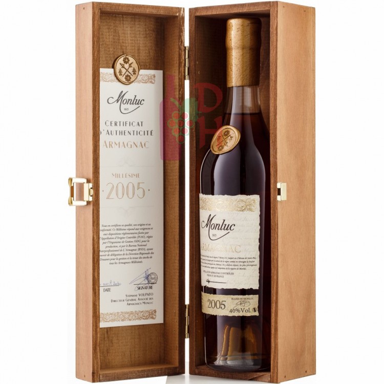 Monluc Armagnac AOC, 2005 