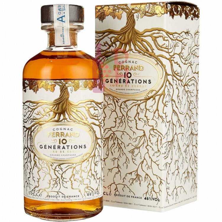 Pierre Ferrand 10 Generations 1-er Cru de Cognac Grande Champagne AOC 0,5л 46%