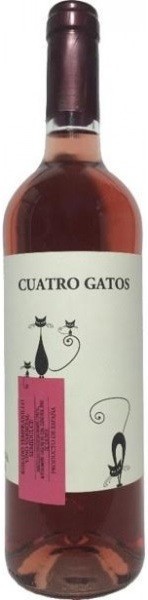 Cuatro Gatos Tempranillo Rosado Semidulce