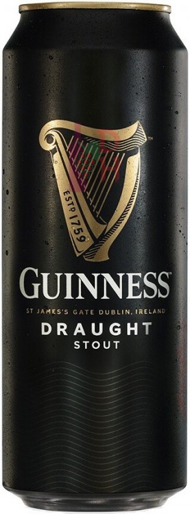 Guinness Draught Stout, in can (with nitrogen capsule)