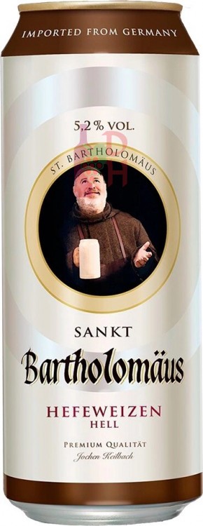 Sankt Bartholomaus Hefeweizen Hell, in can